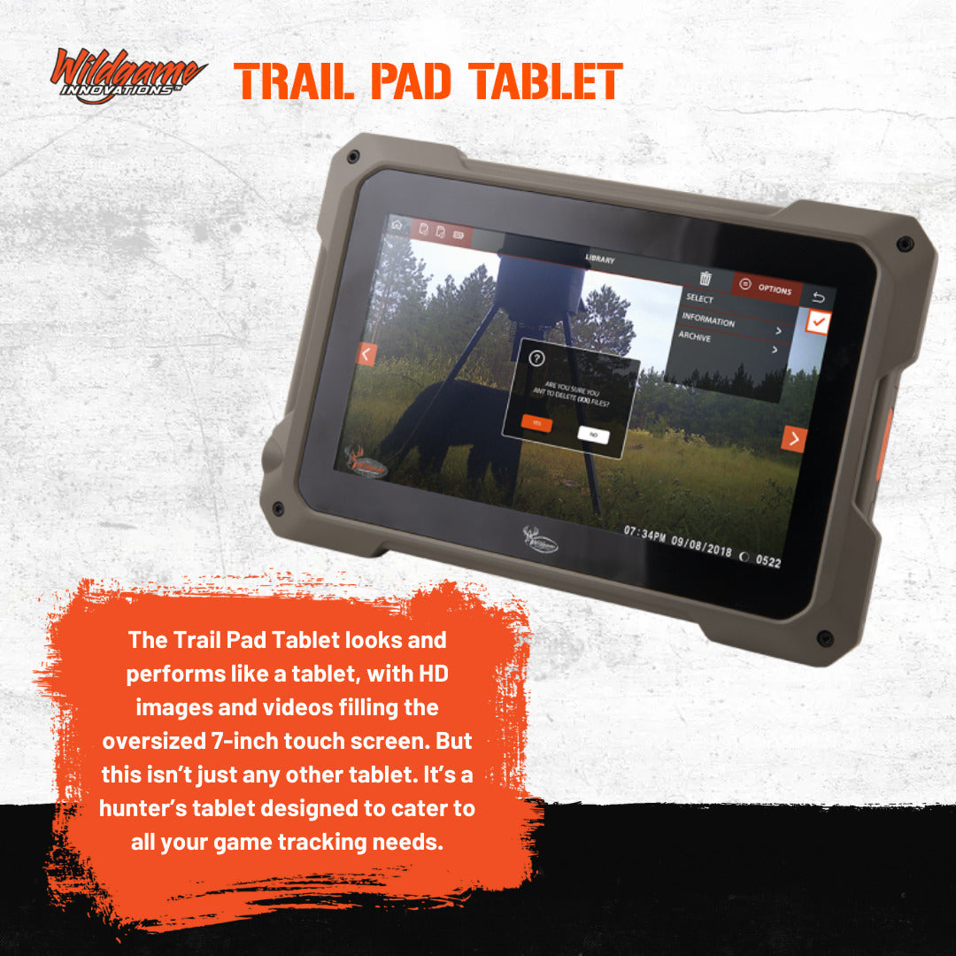 Wildgame Innovation 7-Inch HD Touchscreen Compact Trail Pad Tablet with Memory Card (4-Pack) Bundle