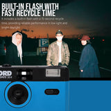 Ilford Sprite 35-II Reusable and Reloadable 35mm Analog Film Camera (Blue and Black) Bundle