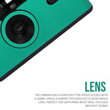 Ilford Sprite 35-II Reusable and Reloadable 35mm Analog Film Camera (Teal and Black) Bundle