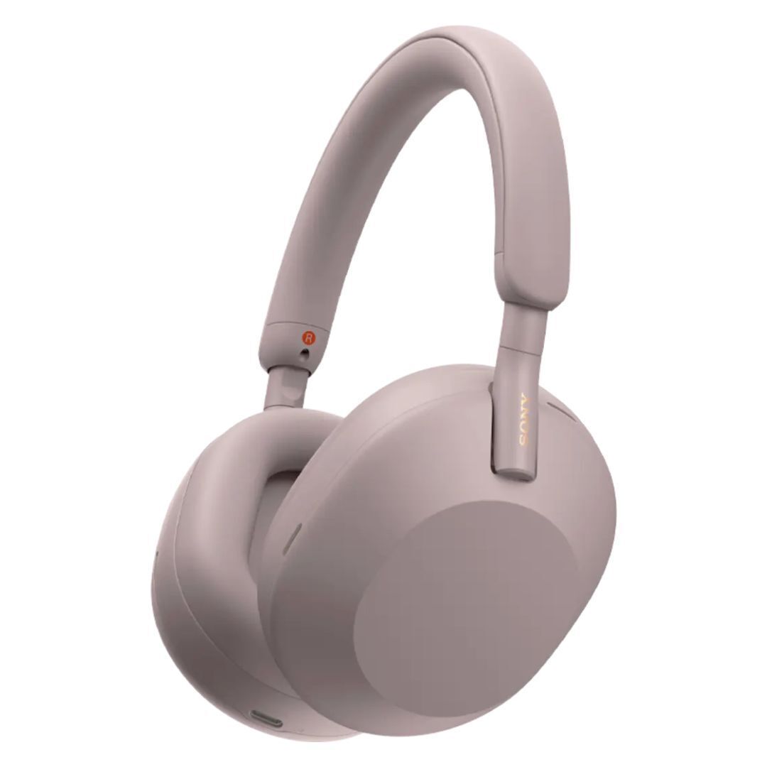 Sony WH-1000XM5 Wireless Noise Canceling Over-Ear Headphones (Smoky Pink)