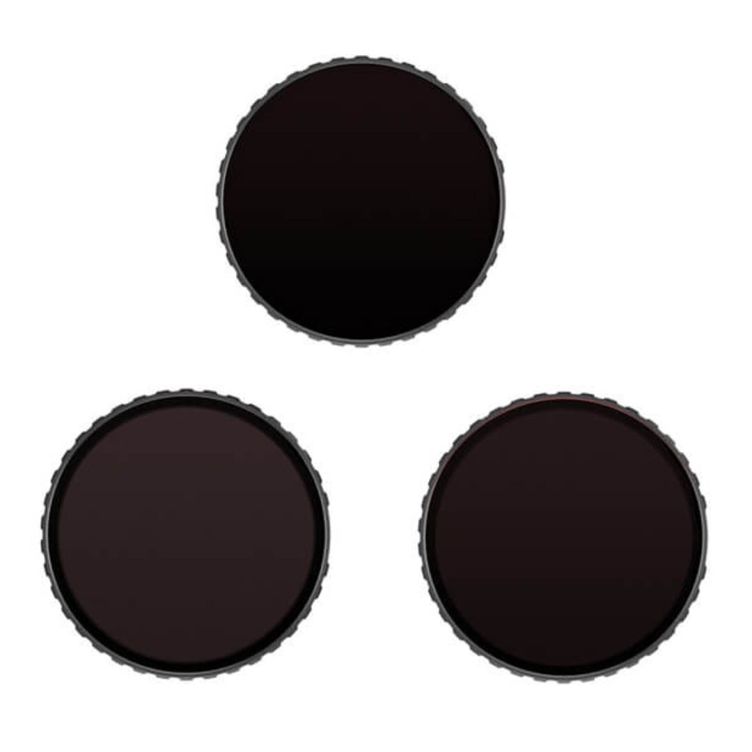 DJI Osmo Action ND Filter Set with Corning Gorilla Glass Construction (ND 8, 16, and 32)