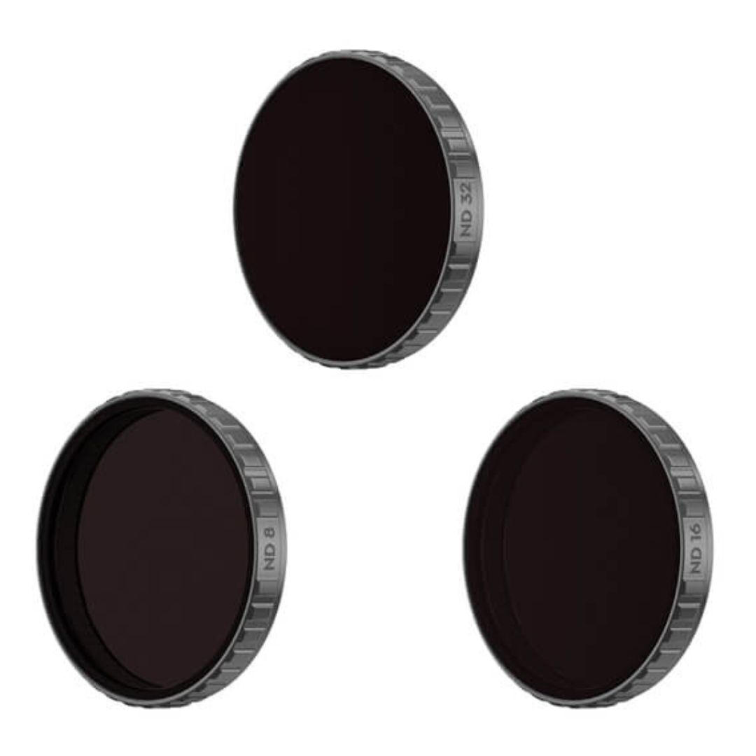 DJI Osmo Action ND Filter Set with Corning Gorilla Glass Construction (ND 8, 16, and 32)