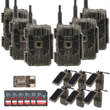 Stealth Cam 40MP Deceptor Max Cellular Trail Camera with 0.4-Second Trigger Speed (6-Pack) Bundle