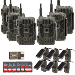 Stealth Cam 40MP Deceptor Max Cellular Trail Camera with 0.4-Second Trigger Speed (6-Pack) Bundle