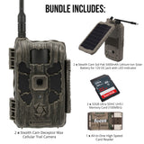 Stealth Cam 40MP Deceptor Max Cellular Trail Camera with 0.4-Second Trigger Speed (2-Pack) Bundle