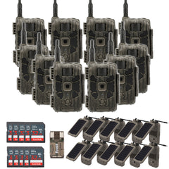 Stealth Cam 40MP Deceptor Max Cellular Trail Camera with 0.4-Second Trigger Speed (10-Pack) Bundle