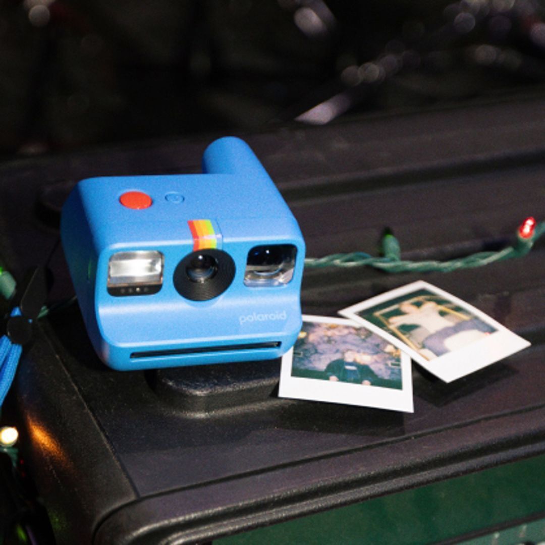 Polaroid Go Generation 2 Instant Camera (Blue) with Focus Camera Instax Film Kit Bundle