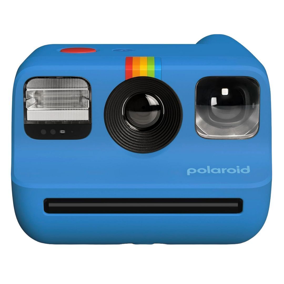 Polaroid Go Generation 2 Instant Camera (Blue) with Focus Camera Instax Film Kit Bundle