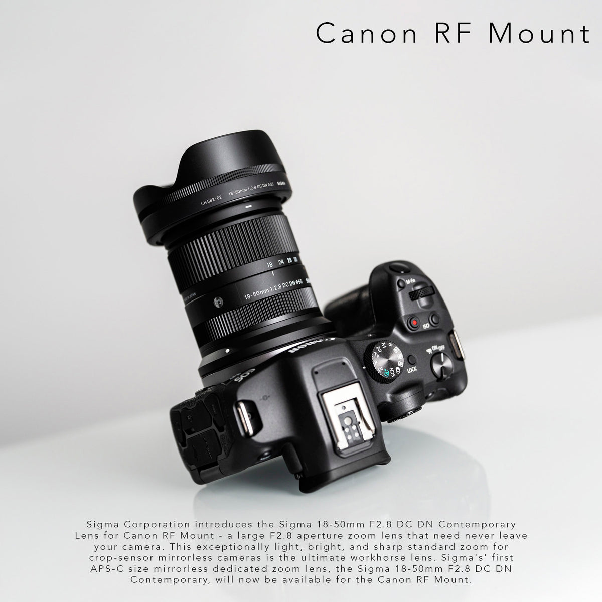 Sigma F2.8 DC DN Canon RF Mount Contemporary Lens with 1TB External Portable Hard Drive Bundle