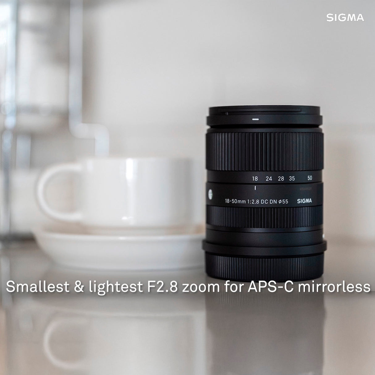 Sigma F2.8 DC DN Canon RF Mount Contemporary Lens with 1TB External Portable Hard Drive Bundle