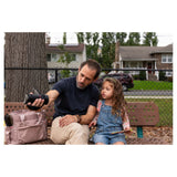 Panasonic VX3 Camcorder with 4K Image Quality, F1.8 Lens, 24x Zoom, and Ergonomic Design (Black)