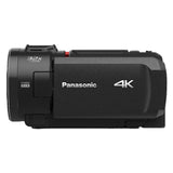 Panasonic VX3 Camcorder with 4K Image Quality, F1.8 Lens, 24x Zoom, and Ergonomic Design (Black)