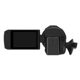 Panasonic VX3 Camcorder with 4K Image Quality, F1.8 Lens, 24x Zoom, and Ergonomic Design (Black)