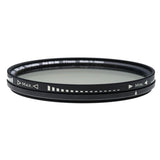 Hoya Solas Variable Neutral Density Filter with De-Polarization Layer and Aluminum Body (77mm)