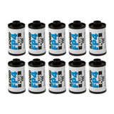 Ilford FP4 Plus 35mm Black and White Medium Speed Roll Film with 36 Exposures (10-Pack) Bundle