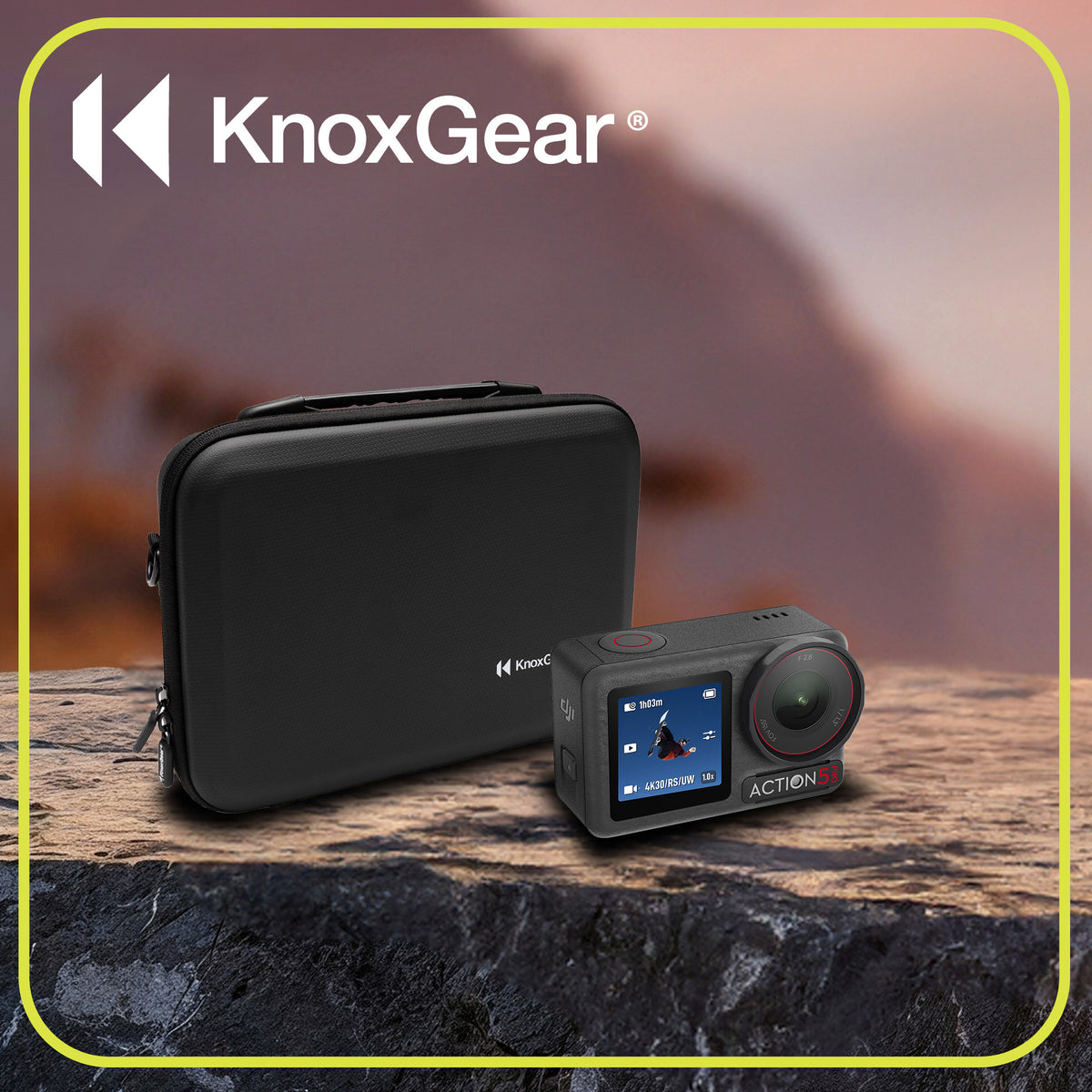 Knox Gear Osmo Action 5 / Action 4 Portable Storage and Carrying Case