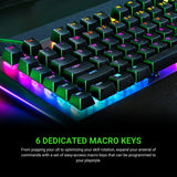 Razer RZ03-04690200 BlackWidow V4 Green Switch Gaming Keyboard (Black, Refurbished) Bundle