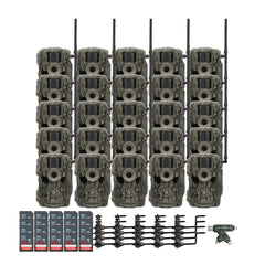 Stealth Cam 36MP Fusion Max Cellular Trail Camera with 80-Feet Detection Range (2-Pack) x 10 Bundle