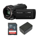 Panasonic HC-V785K Full HD Video Camera Camcorder with 1/2.3 Inch BSI Sensor with Card and Battery