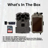 Stealth Cam 20MP Trail Camera with 60 Feet Range Detection and 720P Video (2-Pack) x 6 Bundle