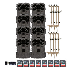 Stealth Cam 20MP Trail Camera with 60 Feet Range Detection (2-Pack) x 4 Bundle