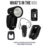 Profoto A10 On-Camera Flash Light for Canon with Connect Pro Bundle