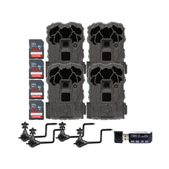 Stealth Cam 20MP Trail Camera with 60 Feet Range Detection and 720P Video (2-Pack) x 2 Bundle