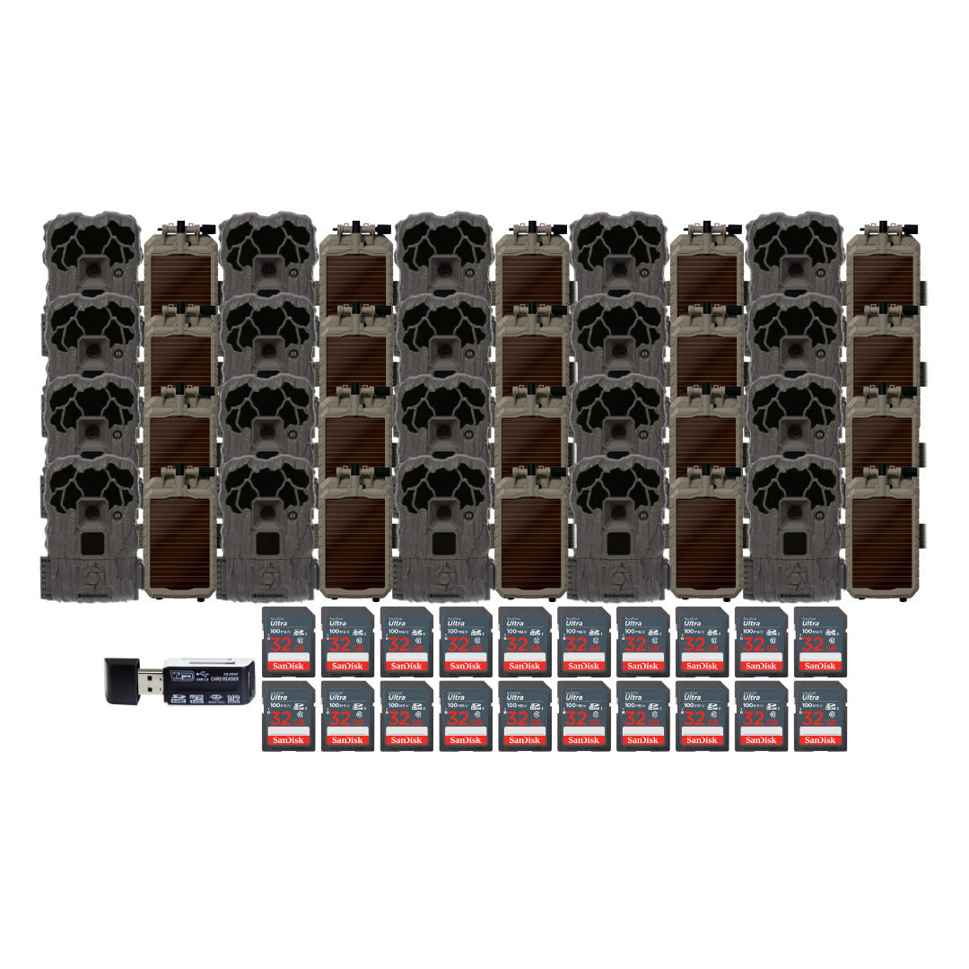 Stealth Cam 20MP Trail Camera with 60 Feet Range Detection and 720P Video (2-Pack) x 10 Bundle