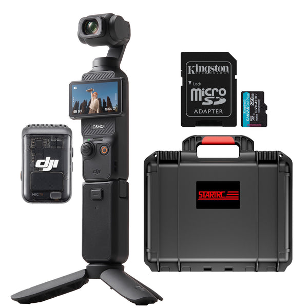 DJI Osmo Pocket 3 + SDカード256GB DJI Osmo Pocket 3 Creator Combo with 256GB MicroSD Card and