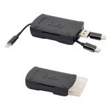 Muddy 4 in 1 Black Multi Card Reader with Apple and Android Compatibility (Open Box)