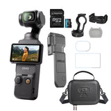 DJI Osmo Pocket 3 with 256GB MicroSD Card, Fill-in light, Protective Case Bundle