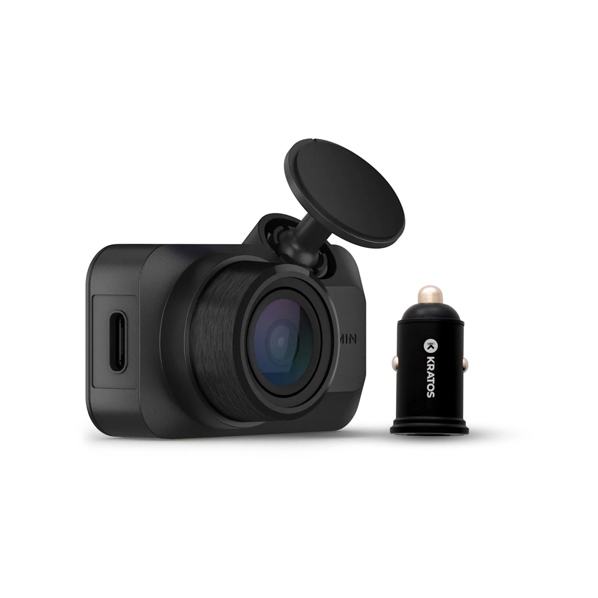 Garmin Dash Cam Mini 3 Ultra-Compact 1080p Camera (Black) with Dash Camera Accessory Bundle