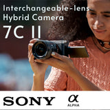 Sony Alpha 7C II Full-Frame Interchangeable Lens Hybrid Camera Body (Silver) with G Lens Bundle
