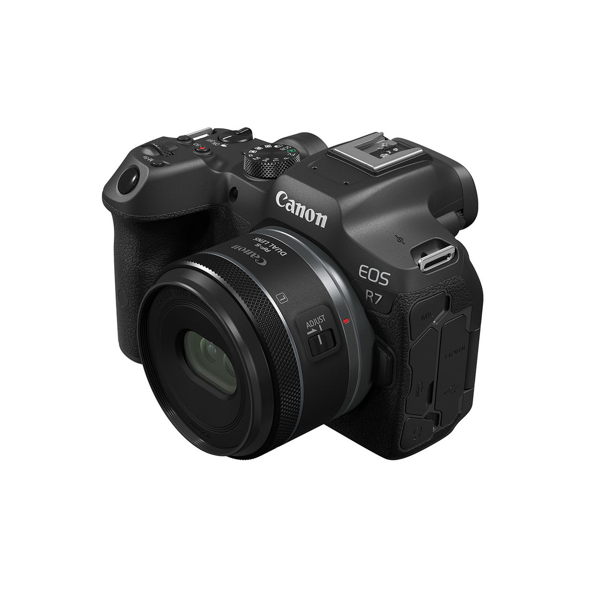 Canon RF-S 7.8mm f4 STM Dual Lens with 7-Blade Aperture and 60-Degree FOV (Black, Canon RF)