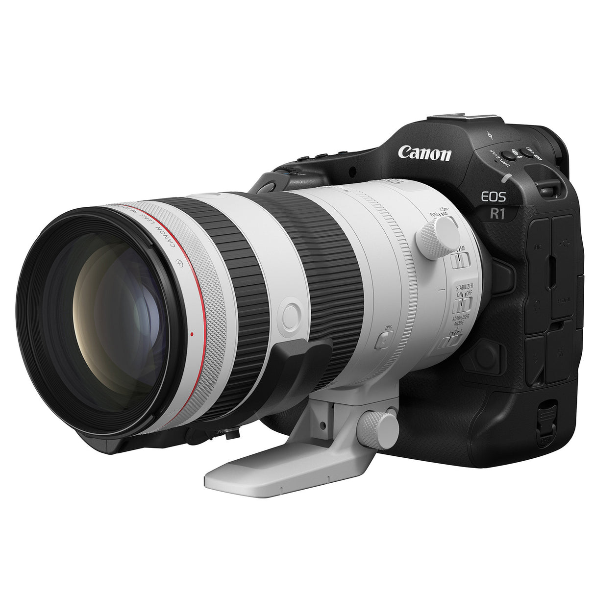Canon RF 70-200mm f2.8 L IS USM Z Hybrid Zoom Lens with Iris Ring and Nano USM Motors (White)