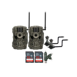 Stealth Cam 36MP Fusion Max Cellular Trail Camera with 80-Feet Detection Range (2-Pack) Bundle