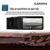 Garmin RVcam 795 RV GPS with Built-In Dash Cam with Knox Gear GPS Suction Cup Mount (Black) Bundle