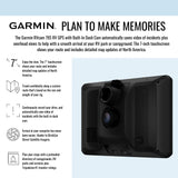 Garmin RVcam 795 RV GPS with Built-In Dash Cam with Knox Gear GPS Suction Cup Mount (Black) Bundle