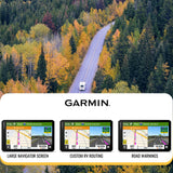 Garmin RVcam 795 RV GPS with Built-In Dash Cam with Knox Gear GPS Suction Cup Mount (Black) Bundle