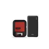 Garmin inReach Messenger Plus SOS Satellite Communicator with Tracback Routing (Black-Red) Bundle