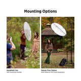 Westcott Illuminator 30-Inch 5-In-1 Reflector with QuickGrip Handles for Versatile Light Control