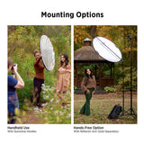 Westcott Illuminator 40-Inch 5-In-1 Reflector with QuickGrip Handles for Versatile Light Control