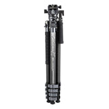 Fotopro X-Airfly Video Tripod with Flip Lock System and Compact and Lightweight Design (Gray)