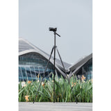 Fotopro X-Airfly Video Tripod with Flip Lock System and Compact and Lightweight Design (Gray)