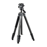 Fotopro X-Airfly Video Tripod with Flip Lock System and Compact and Lightweight Design (Gray)