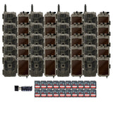 Stealth Cam 40MP Deceptor Max Cellular Trail Camera (2-Pack) x 10 with 20 x Solar Battery Bundle
