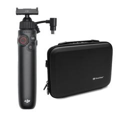 DJI Osmo Action Multifunctional Charging Handle with Portable Storage and Carrying Case bundle