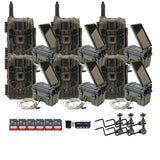 Stealth Cam 40MP Deceptor Max Cellular Trail Camera with Solar Power Pack (6-Pack) Bundle