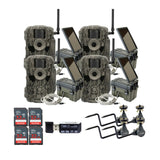 Stealth Cam 36MP Fusion Max Cellular Trail Camera (4-Pack) with Solar Power Pack (4-Pack) Bundle