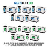 Ilford HP5 Plus ISO 400 Black and White 35mm 36 Exposures Roll Film (5-Pack) Bundle